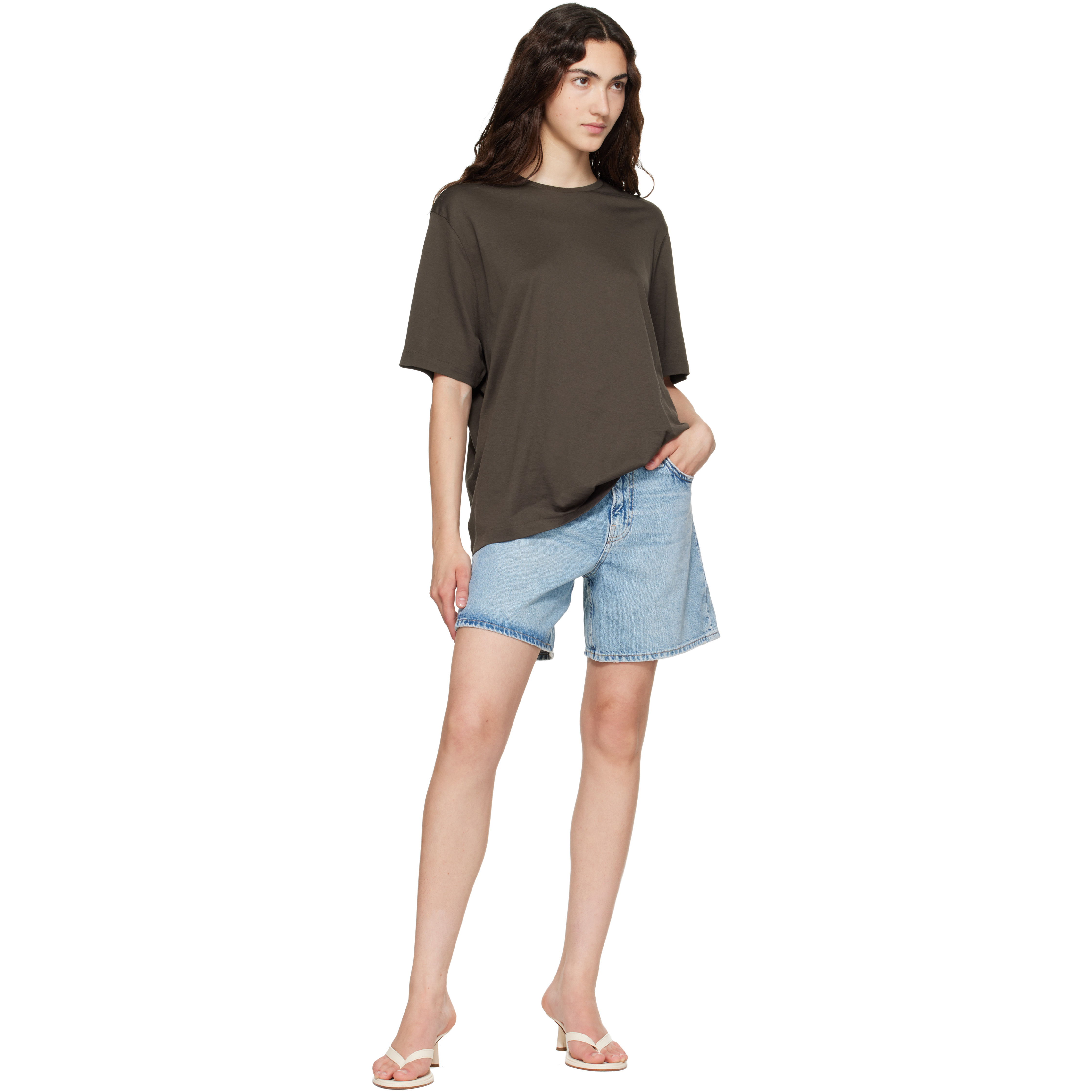 Blue Kaia Denim Shorts