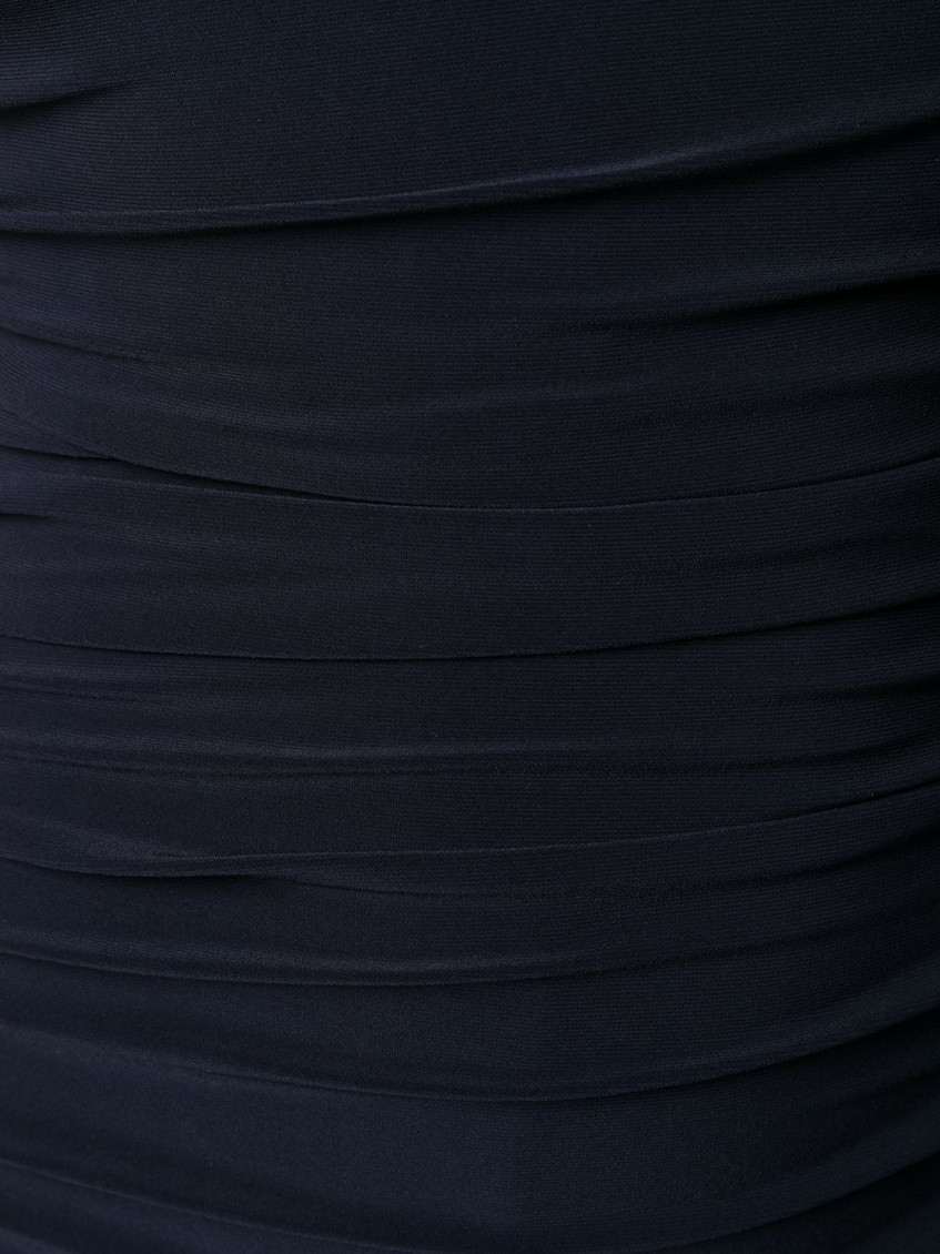 Draped straight-leg jumpsuit - Blue