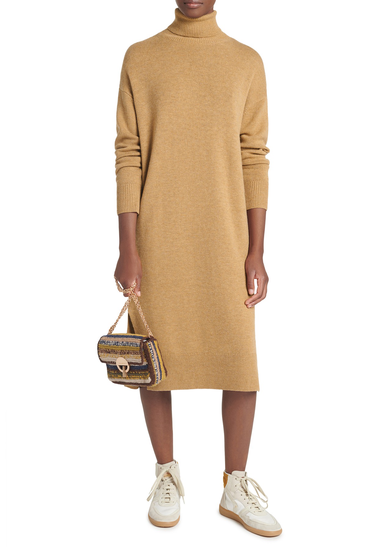 Verna Turtle-Neck Dress