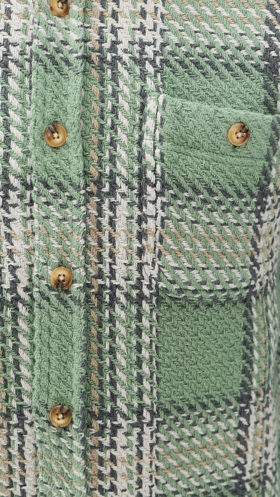 The Cutter Overshirt Sage Plaid