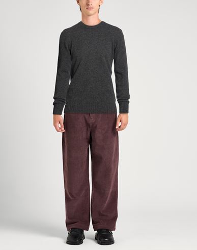 Man Sweater Charcoal Size L Virgin Wool, Cashmere