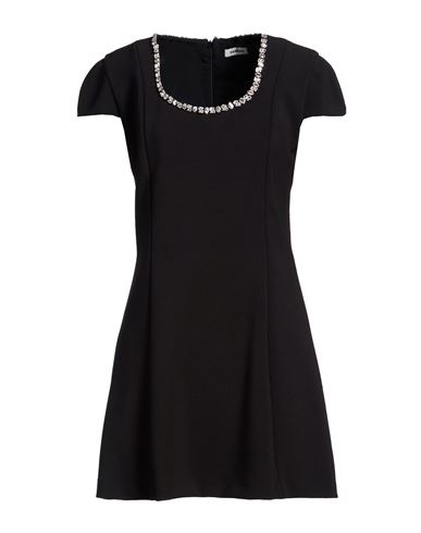 Woman Mini dress Black Size 4 Polyester, Elastane