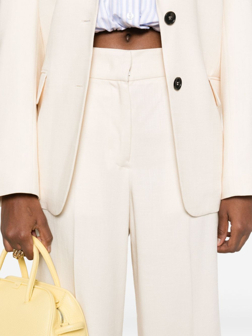 Straight Concealed Trousers