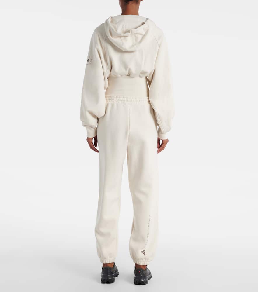 Logo cotton-blend fleece sweatpants