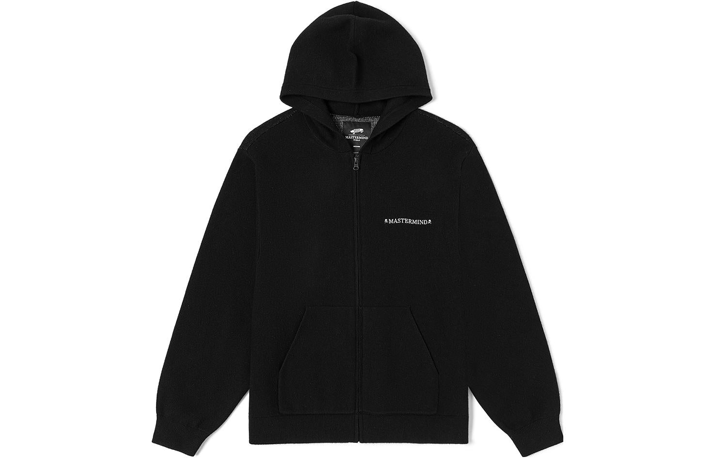 X Mastermind World Zip Pullover Hoodie 'Black'