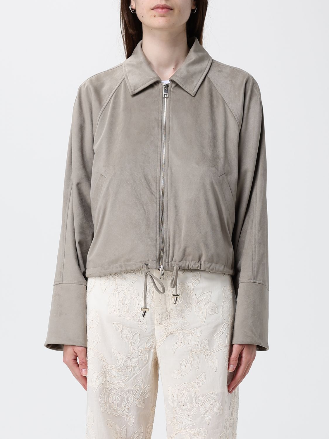 Jacket Woman color Grey