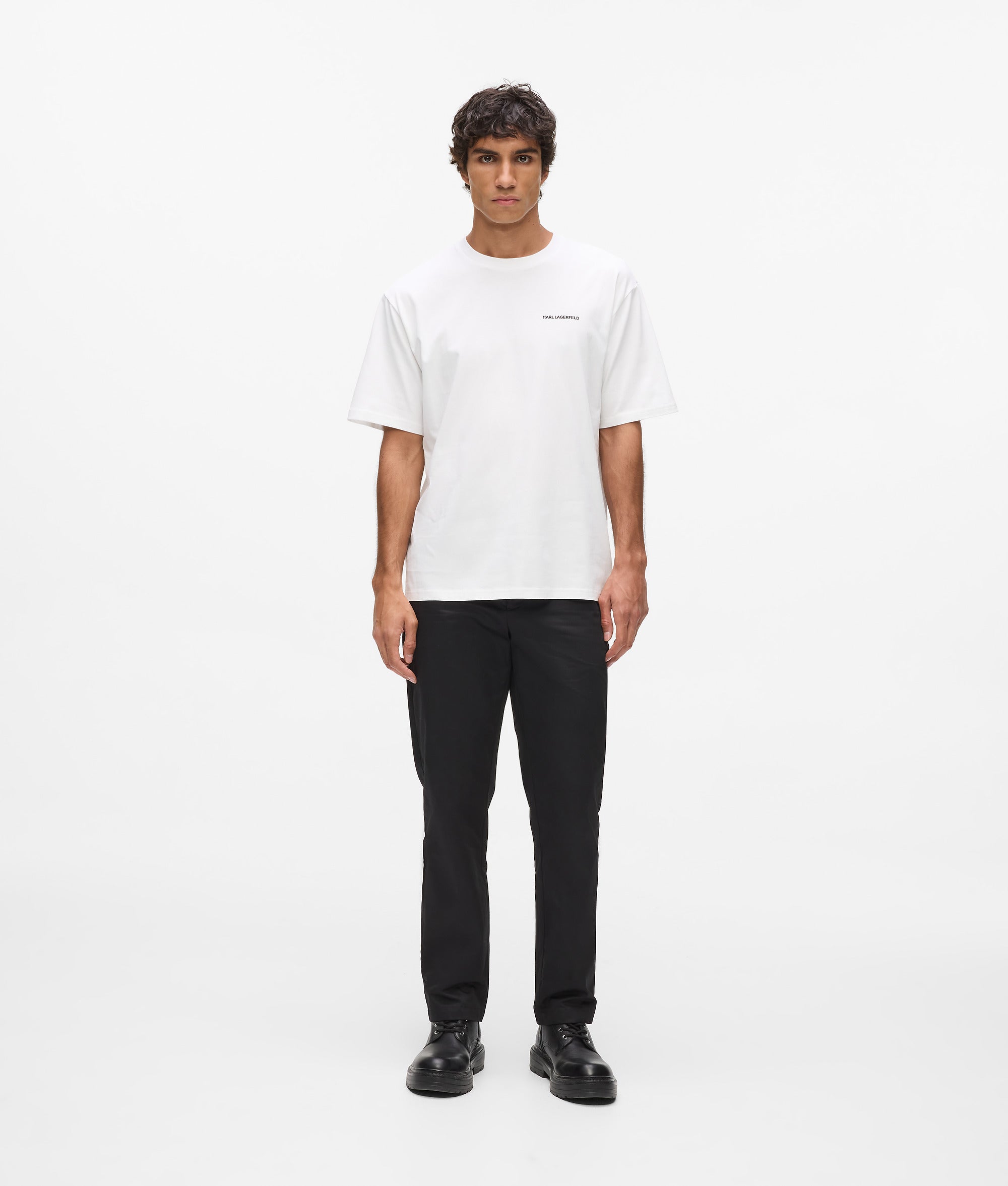 Karl Lagerfeld - Lässiges T-shirt Von Rue St-guillaume, Herren, Weiss, Größe