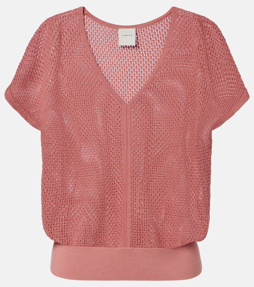 Ashford open-knit cotton top