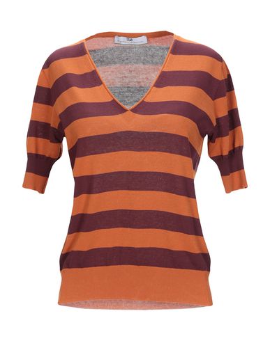 Woman Sweater Rust Size L Cotton