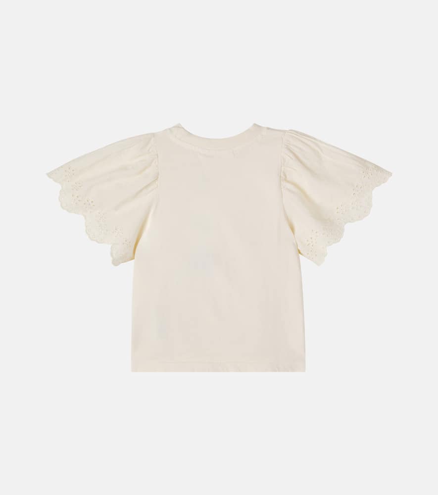 Ritza embroidered cotton top
