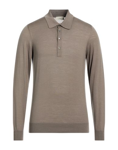 Man Sweater Taupe Size 42 Wool