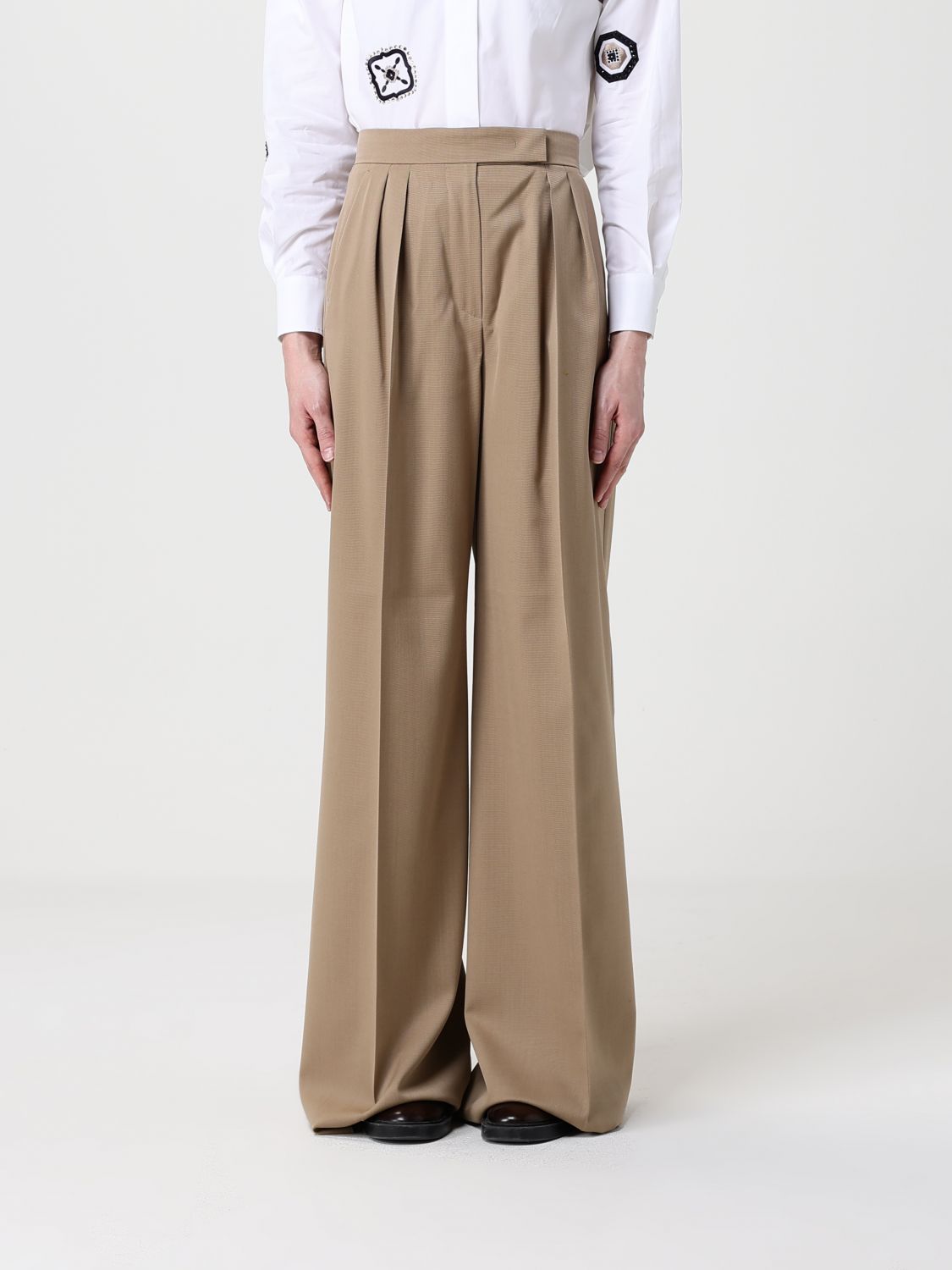 Pants Woman color Hazel