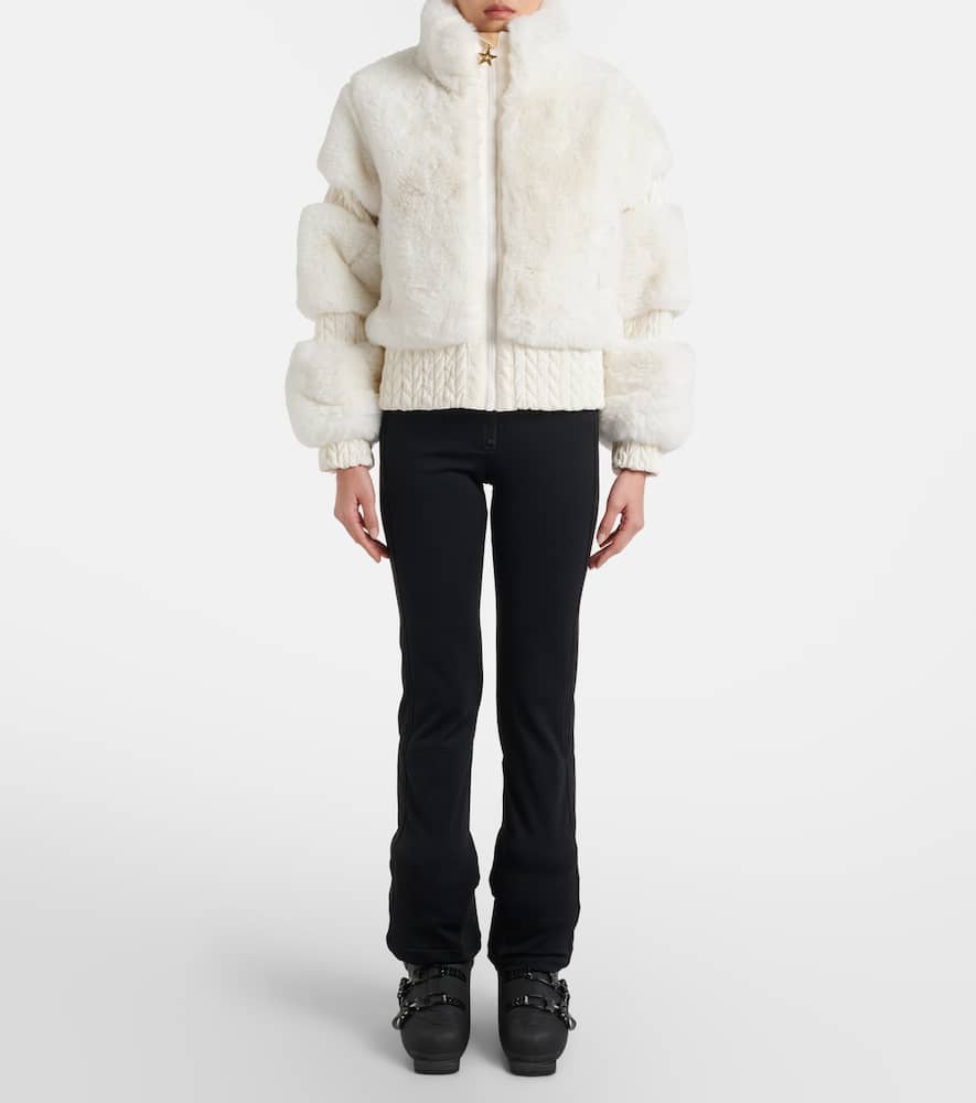 Padded ski jacket