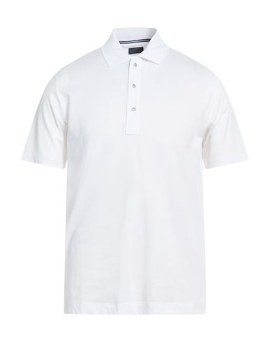 Silver Collection Man Polo shirt White Size M Cotton