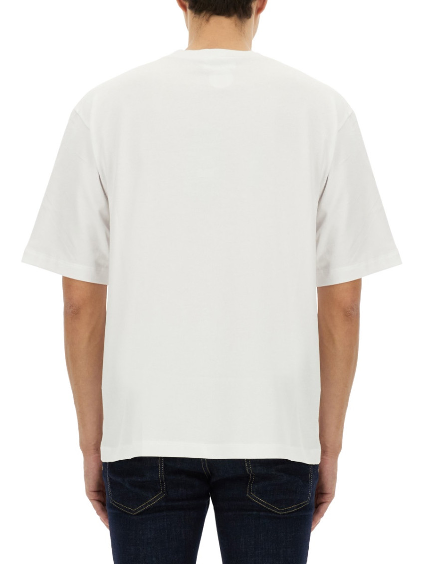 Logo Embossed Crewneck T-shirt