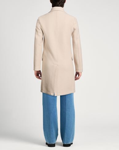 Man Coat Beige Size 40 Wool