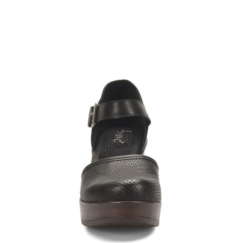B. O.C. Women's Gia Platform Clog Shoes (Black)