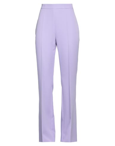 Woman Pants Lilac Size 6 Polyester, Elastane