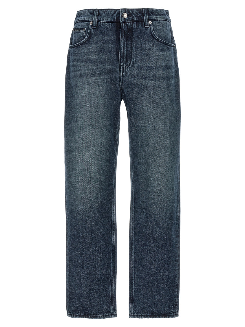 Blue Denim Boyfriend Jeans