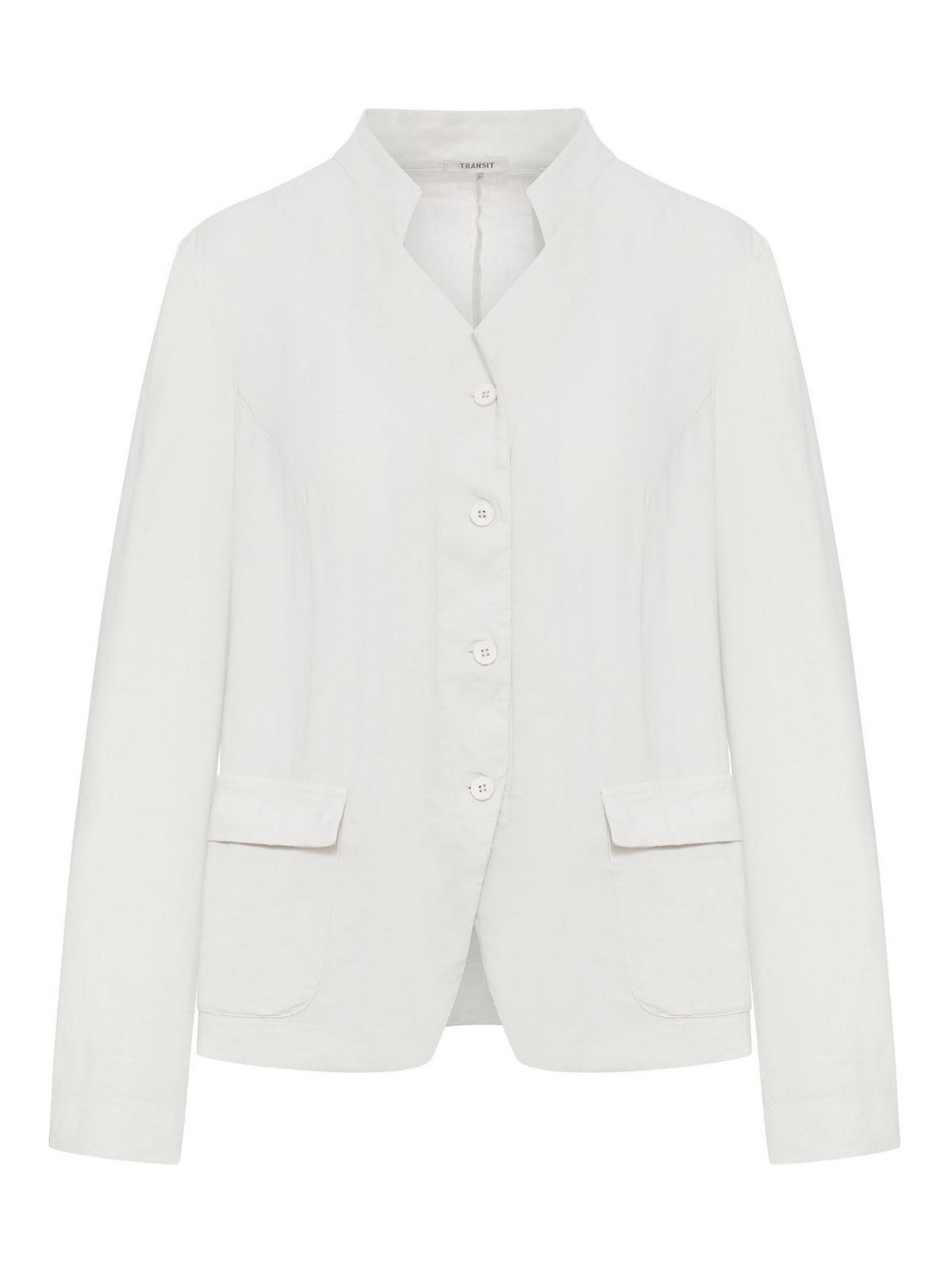 Stretch Linen Blend Jacket