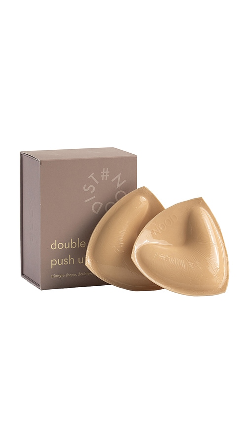 NOOD Double Up Triangle Inserts in Nude. - B also in A, C
