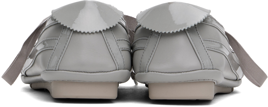 Kiko Kostadinov 여성 Gray Lella Hybrid Ballerina Flats 242985F118001