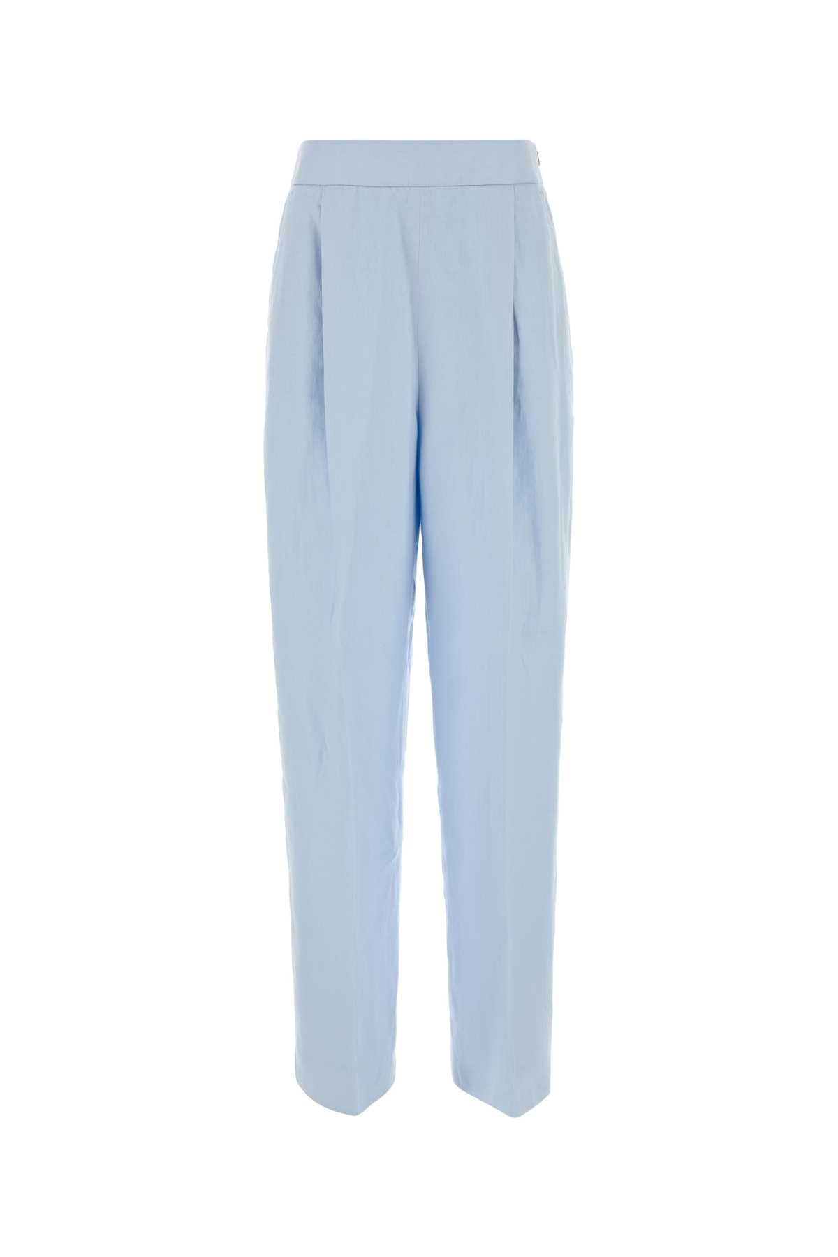 Pleat Trouser — Blue