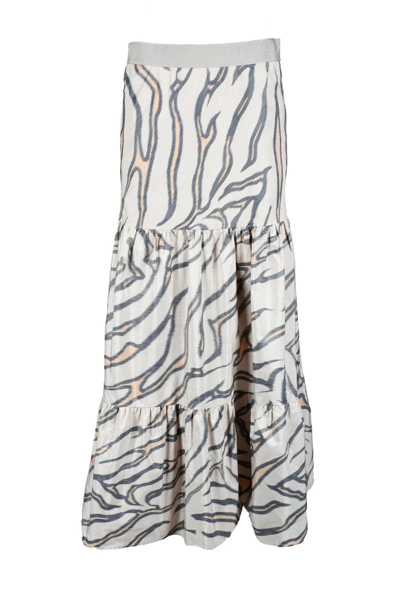 Beige Long Skirt