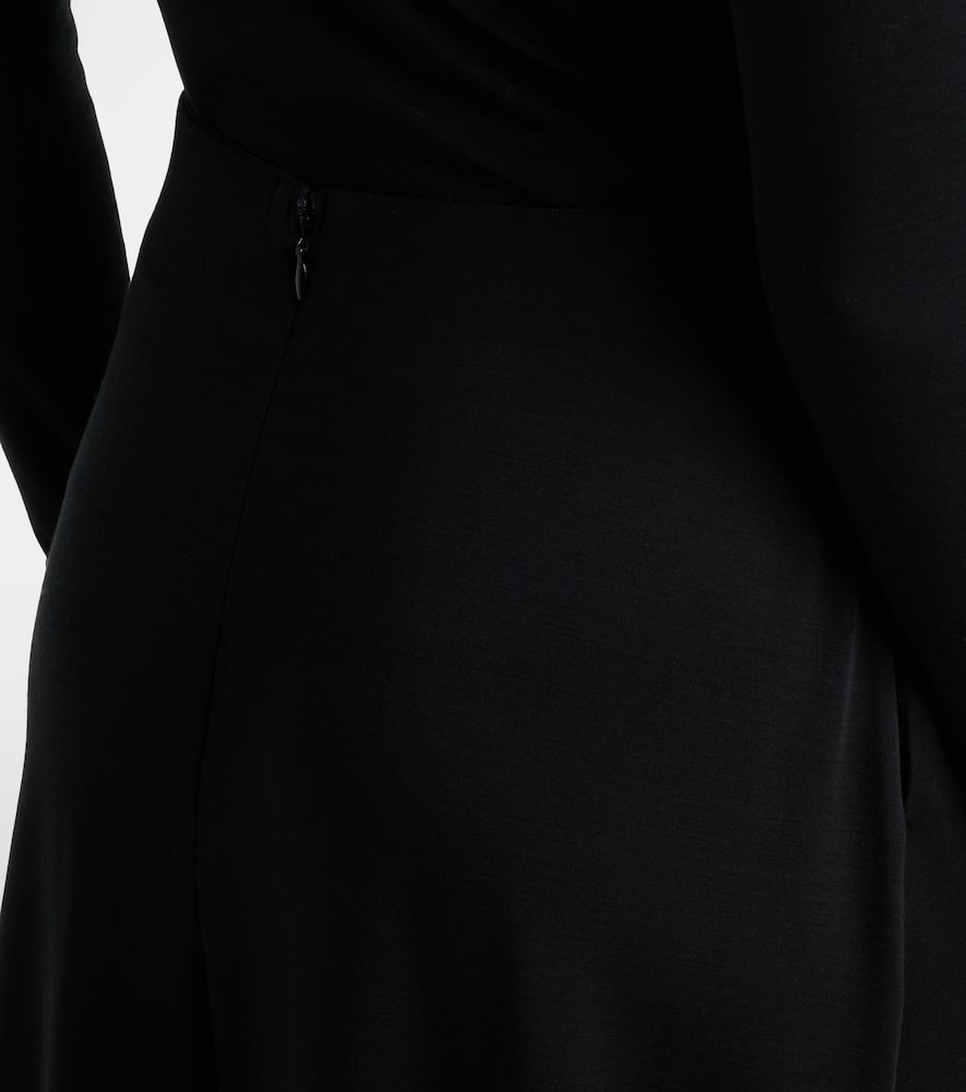 Stilla virgin wool midi skirt
