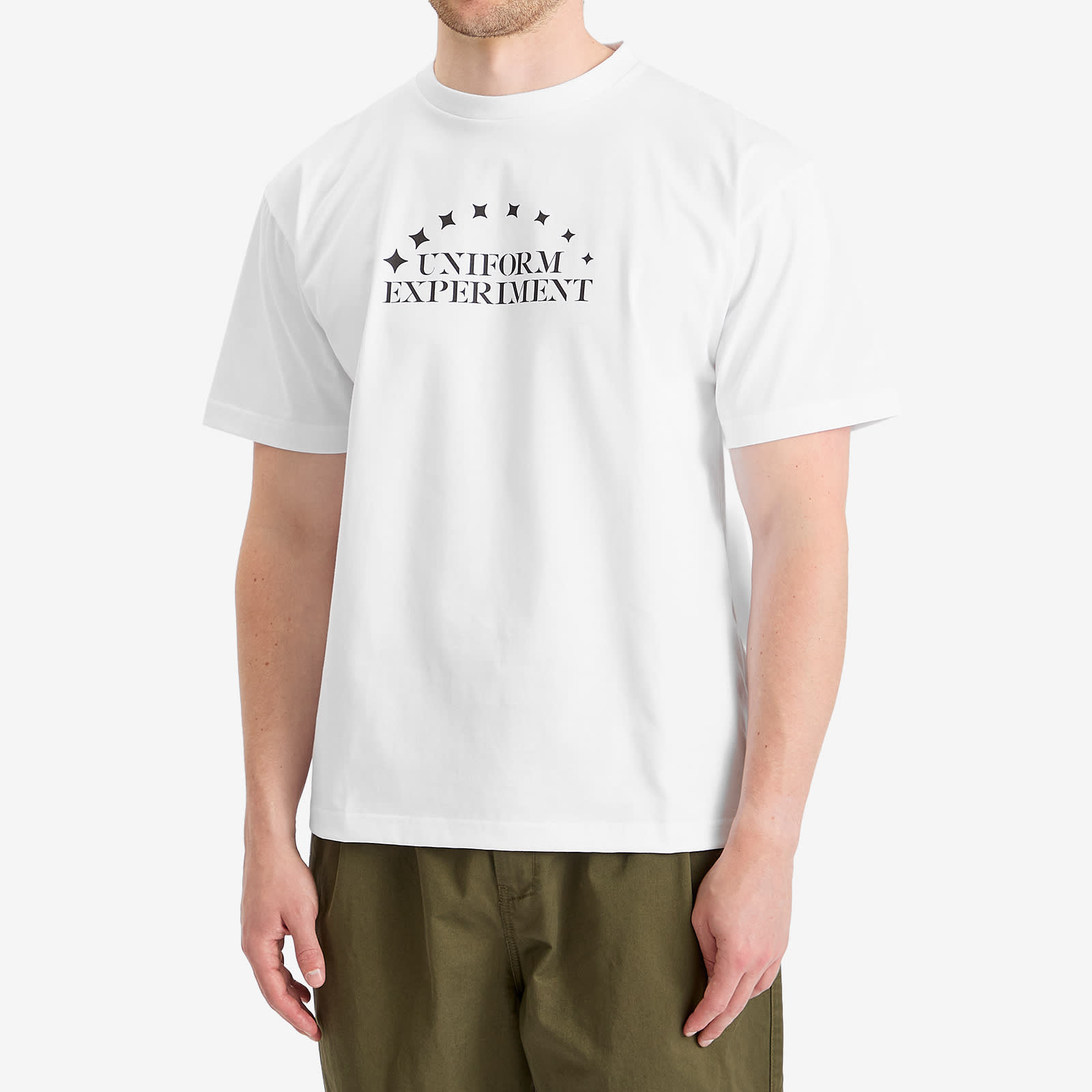 Men's Stencil Logo T-Shirt White