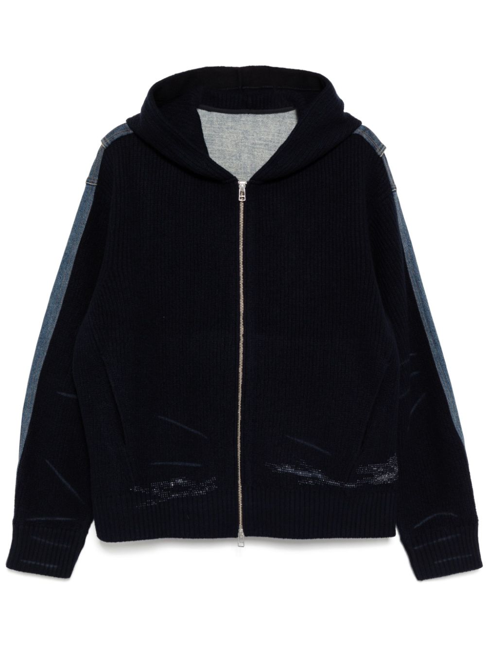 Cowboy wash pattern cardigan - Blue