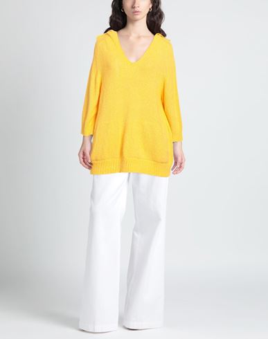Woman Sweater Marigold Size L Cotton, Polyamide