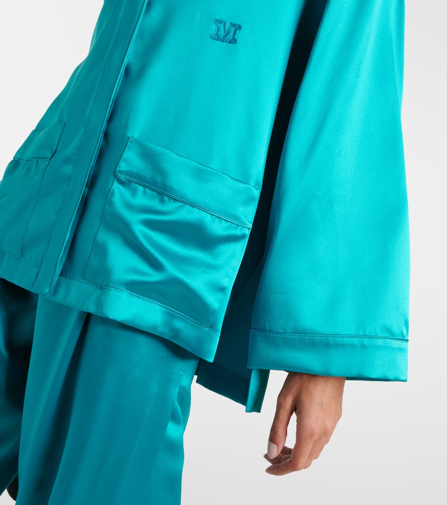 Elegante Vasaio silk pajama shirt