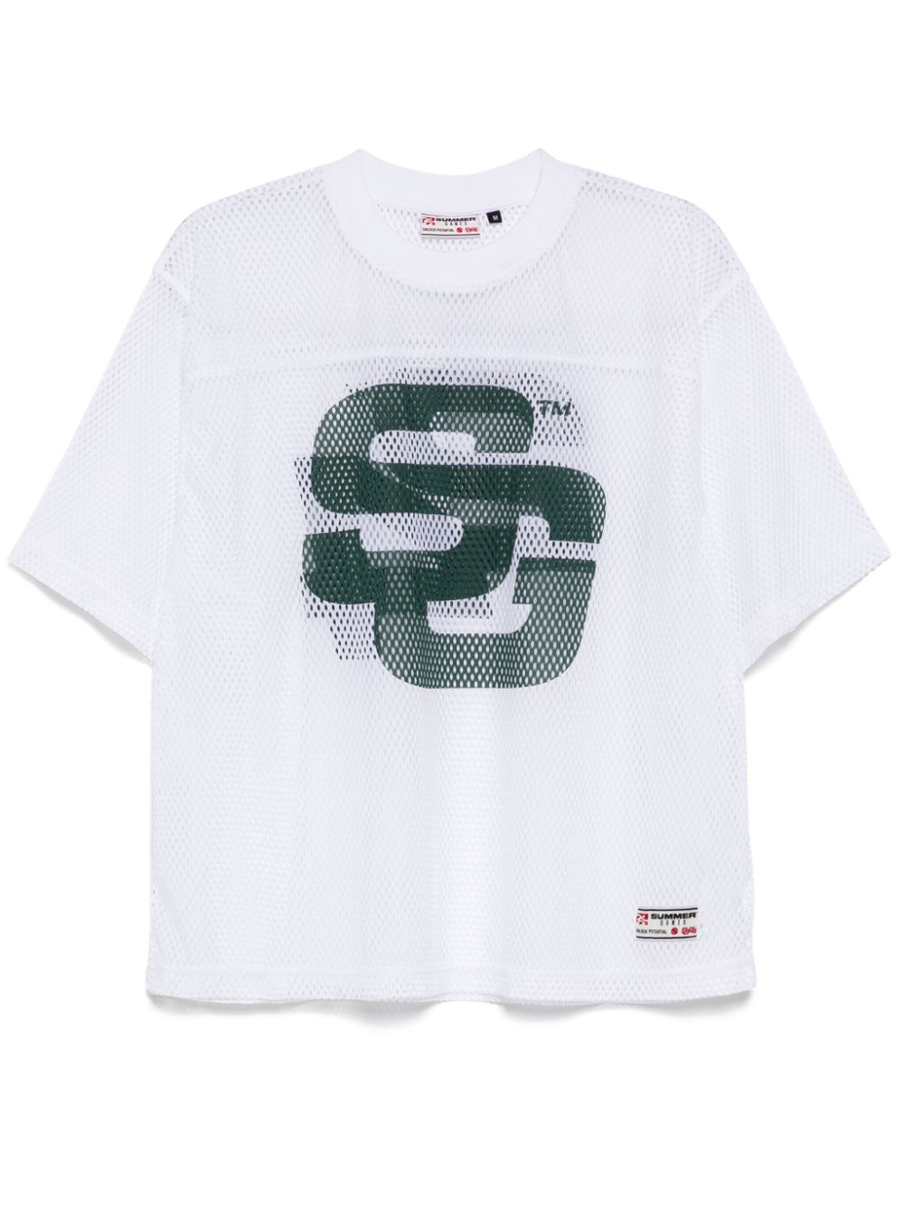 Mesh T-shirt - White