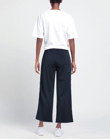 Woman Pants Navy Size 10 Polyester, Elastane