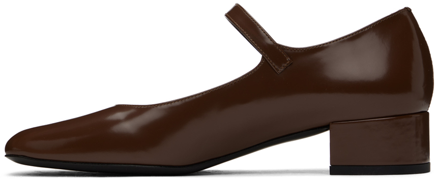 BY FAR Brown Ginny Ballerina Flats