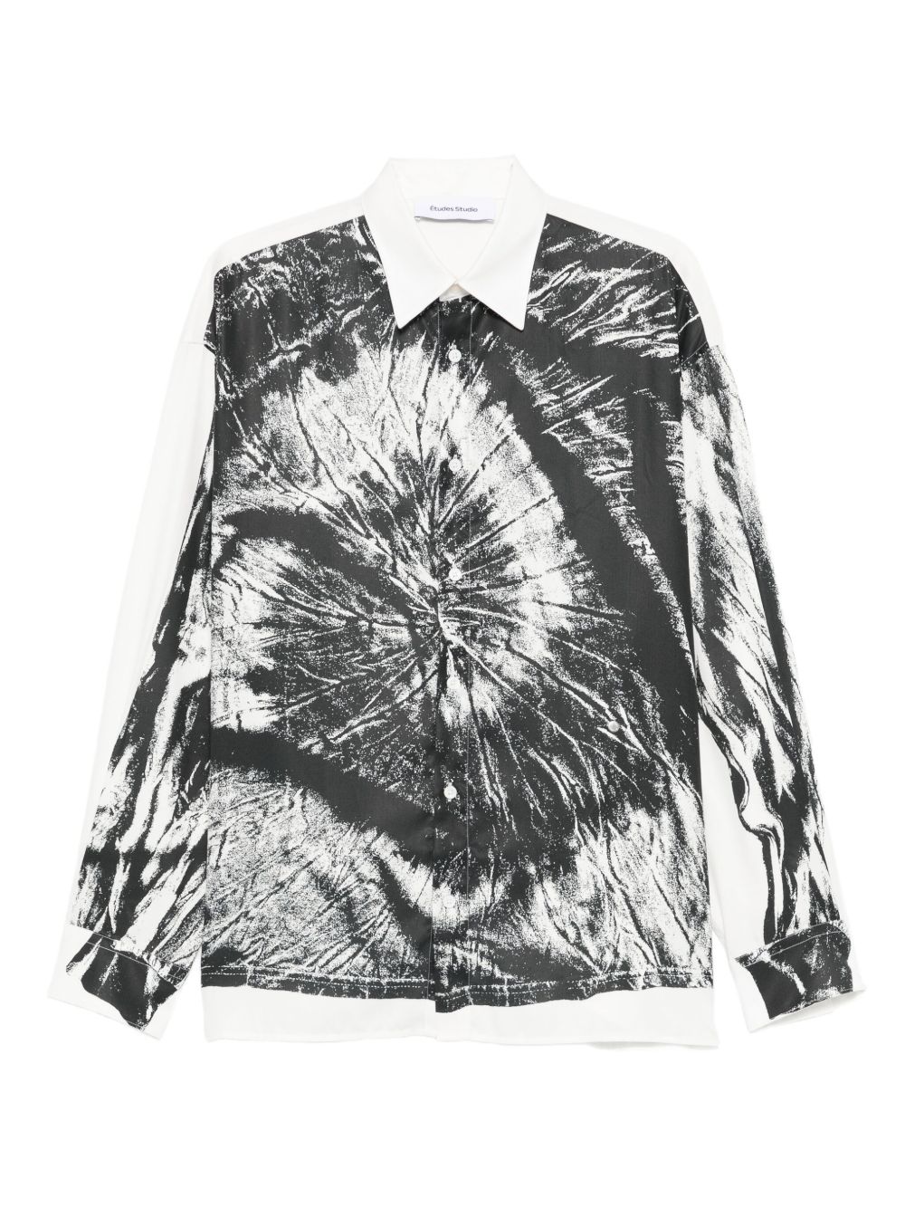 Trompe l'oeil-print shirt - Black