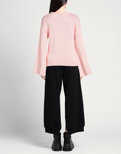 Woman Sweater Light pink Size M Cotton