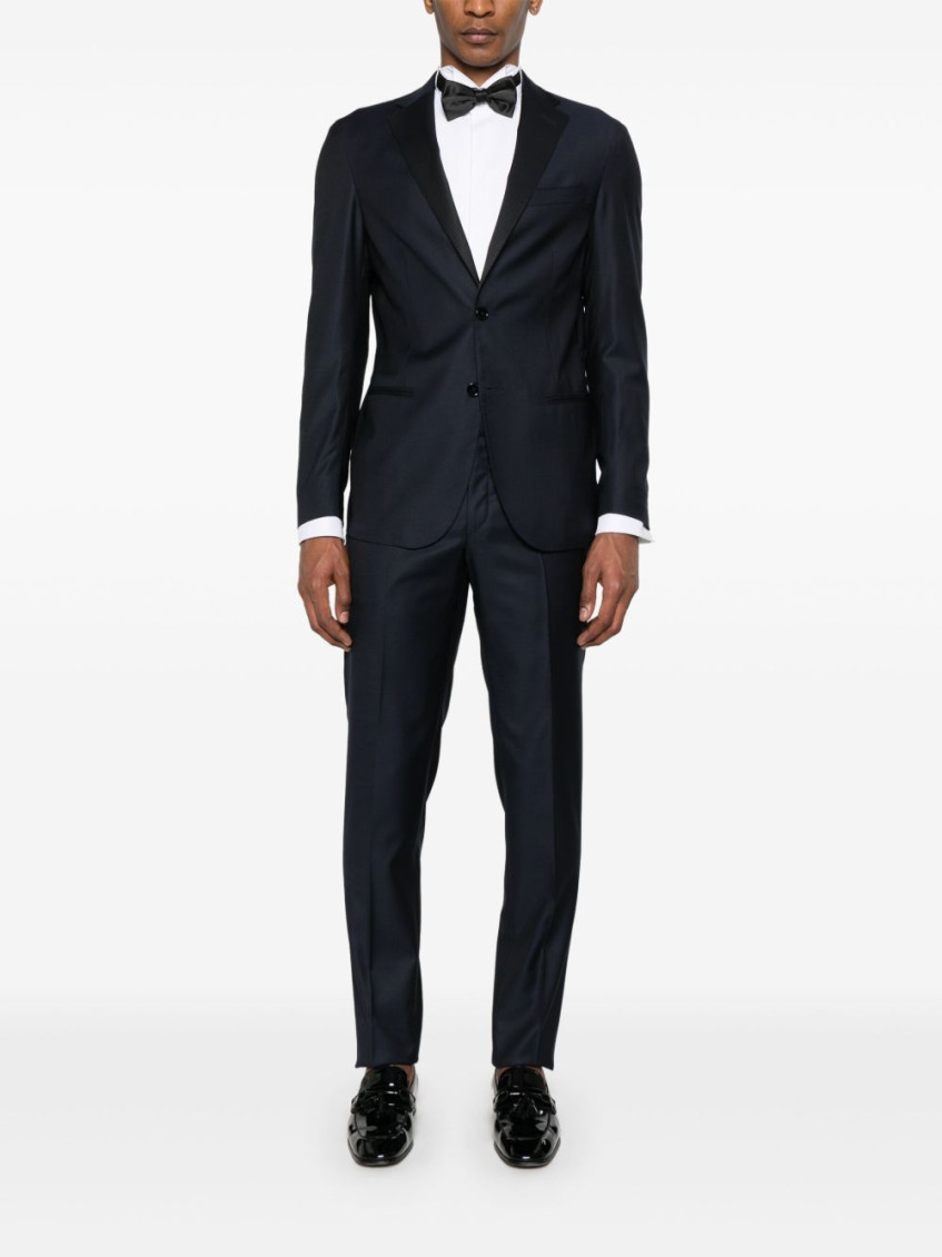 Navy Blue Logo Suit