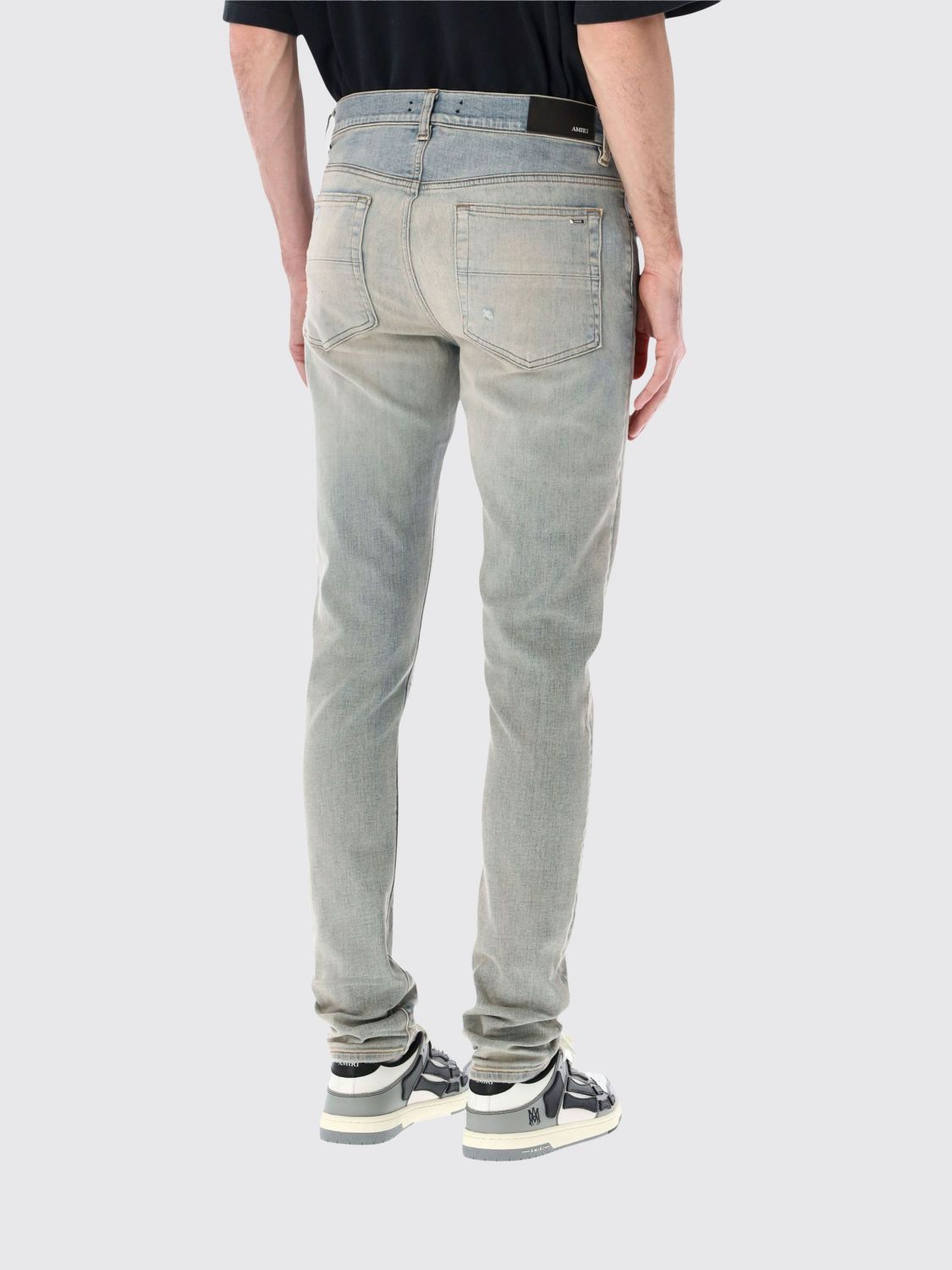 Logo-plaque skinny jeans - Black