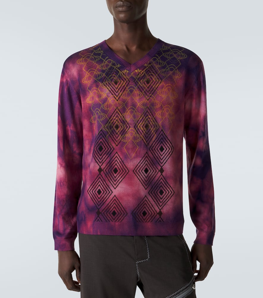 Hatha tie-dye wool sweater