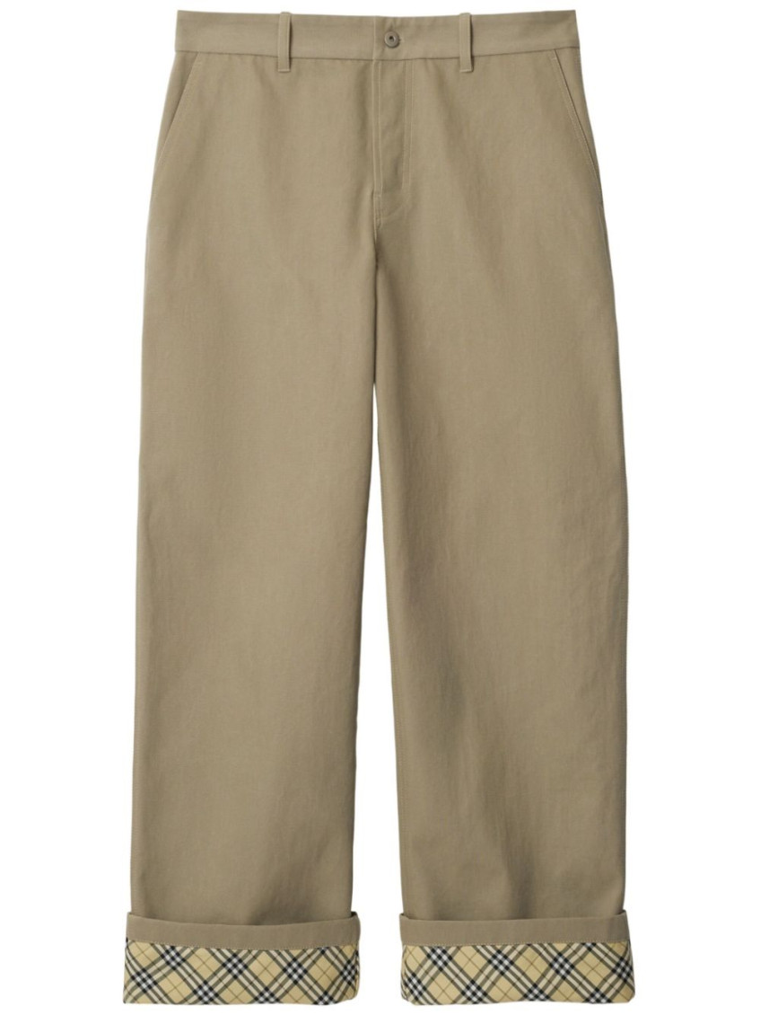 Mw Relaxed Check Lined Work Trousers