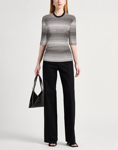 Woman Sweater Black Size L Wool