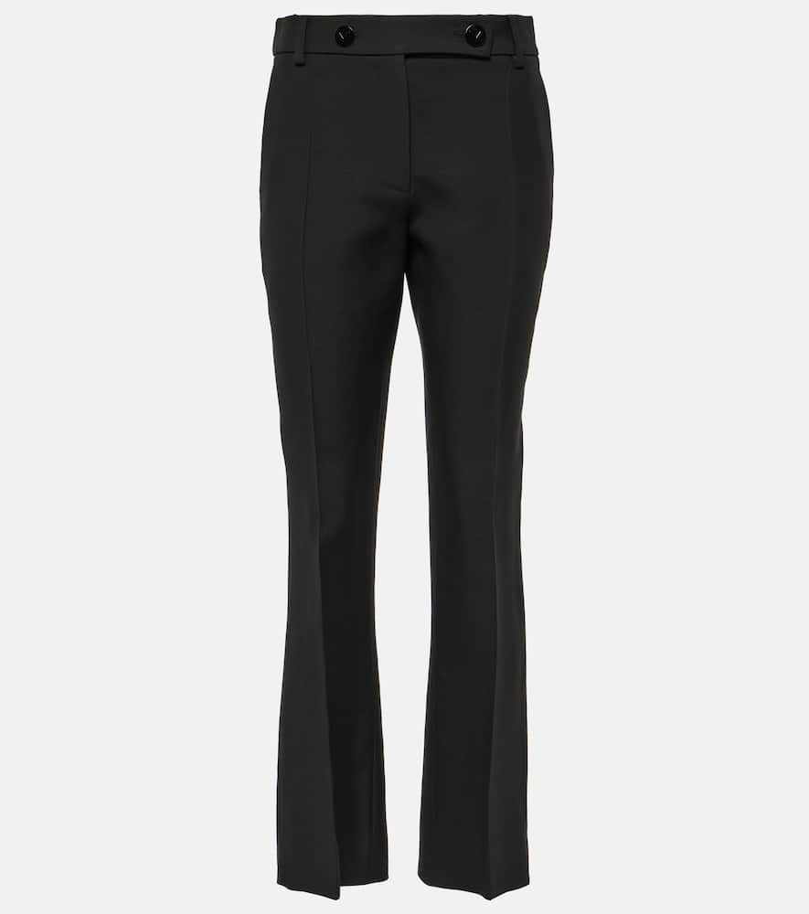 Crêpe Couture mid-rise slim pants