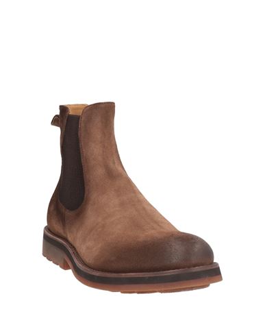 Man Ankle boots Brown Size 11 Leather
