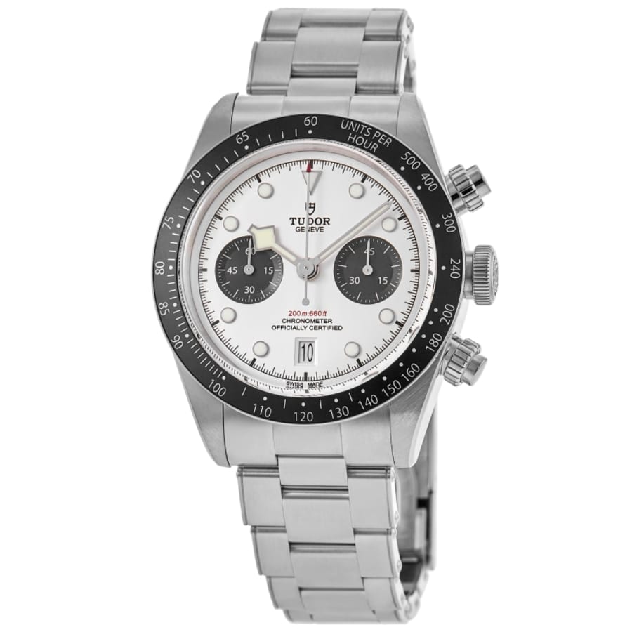 Black Bay Chrono White Dial Stainless Steel Men's Watch M79360N-0012