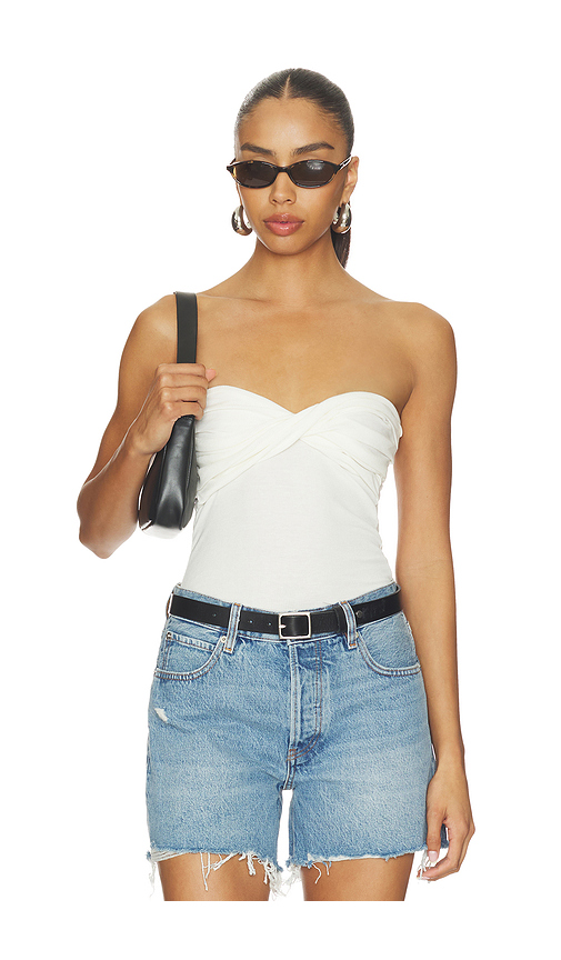 The Line by K Izzy Tube Top in White. L also in M, S
