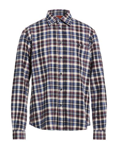 Man Shirt Blue Size 36 Cotton