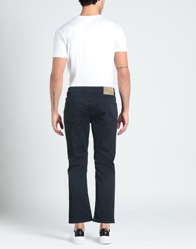 Man Pants Navy Size 30 Cotton, Elastane