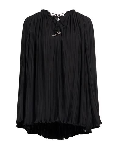 Woman Top Black Size 10 Polyester, Brass, Rayon